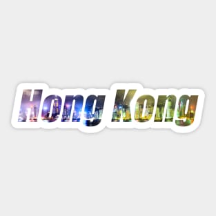 Hong Kong Text Sticker